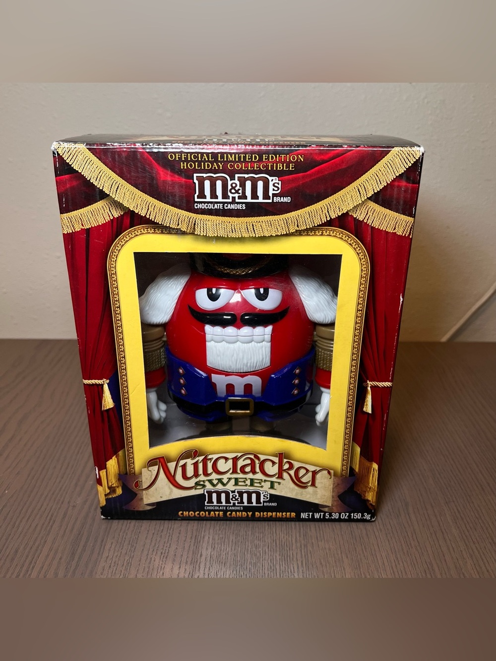 LIMITED EDITION NUTCRACKER SWEET M&M CHOCOLATE CANDY DISPENSER